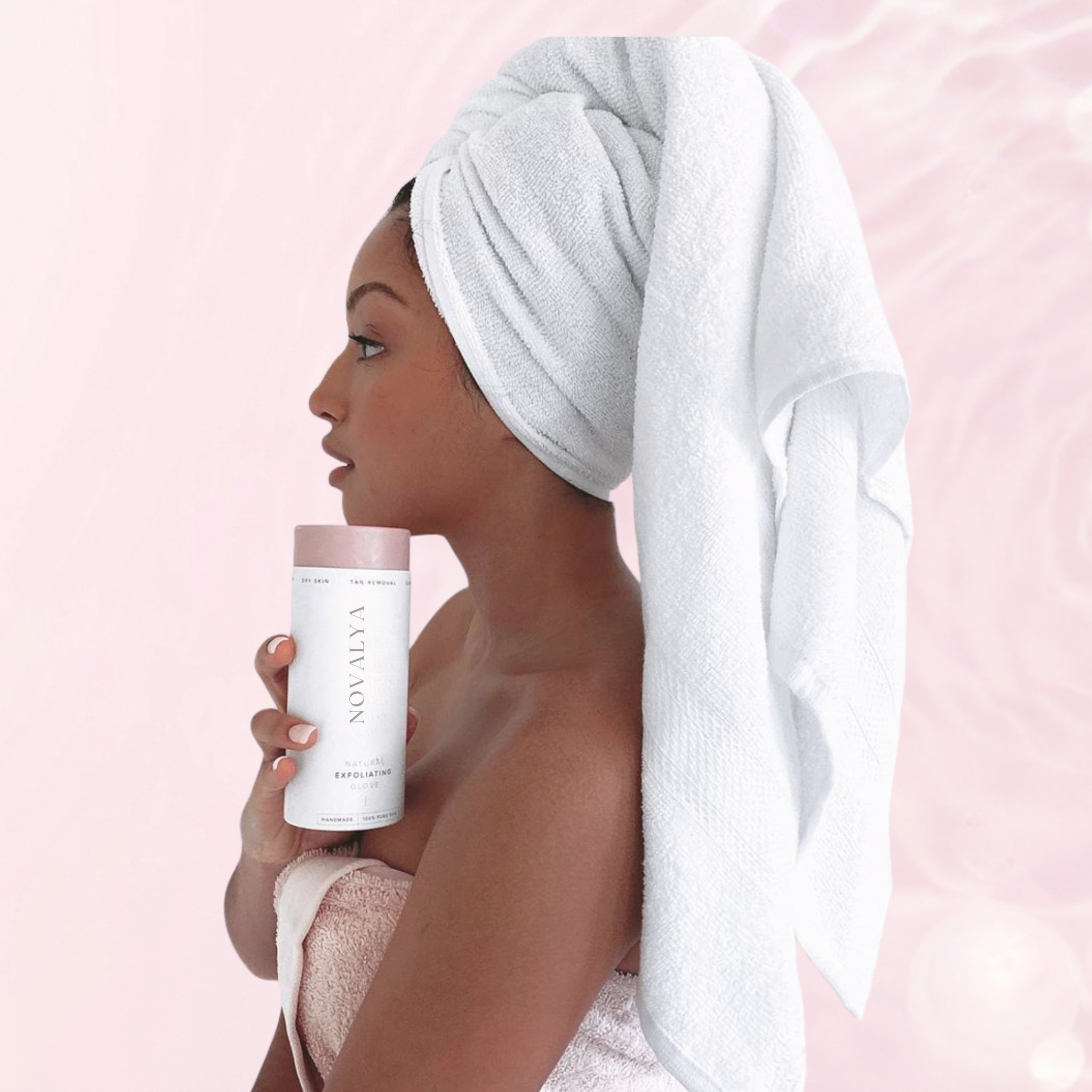 Gant exfoliant en soie