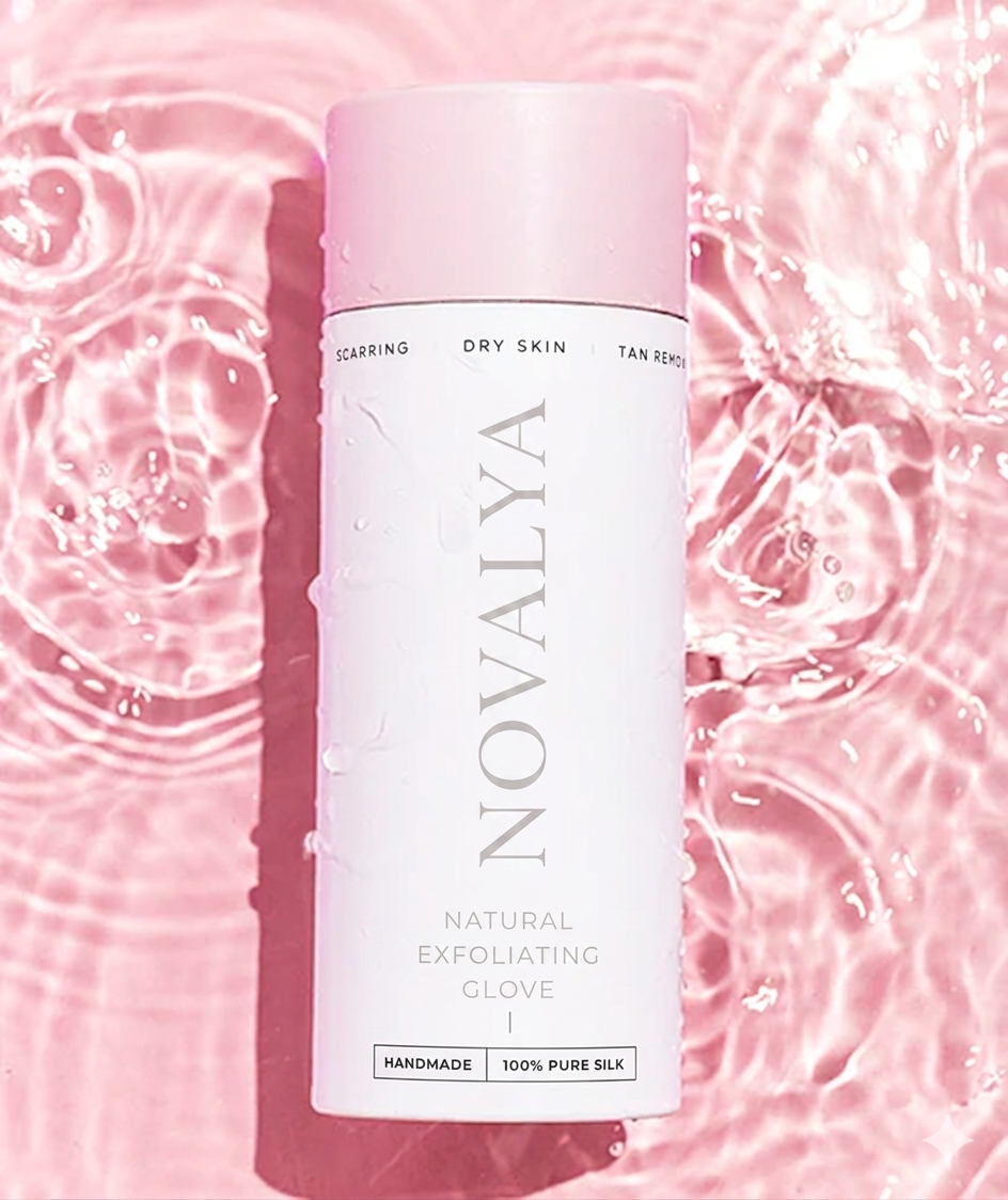 Gant exfoliant en soie