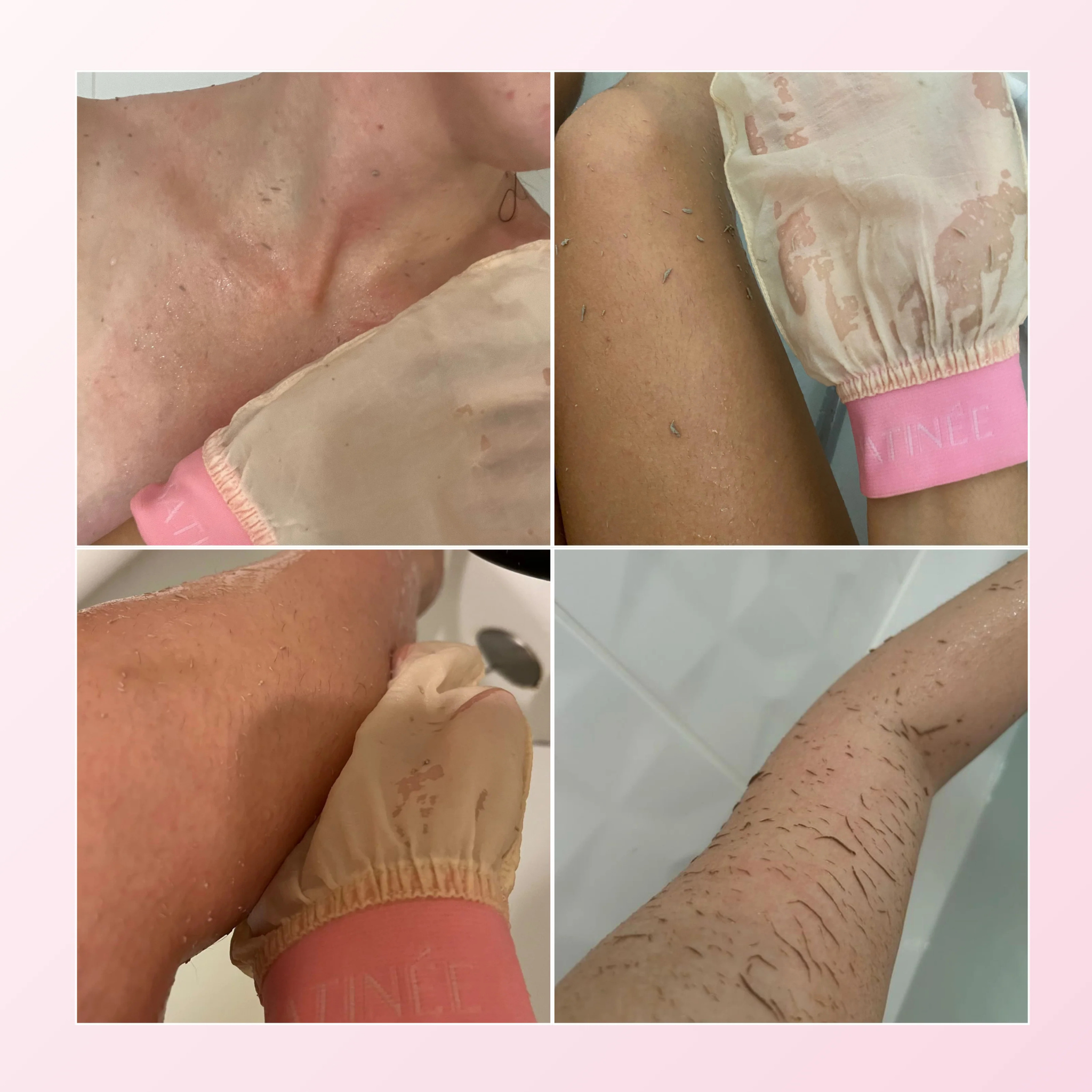 Gant exfoliant en soie